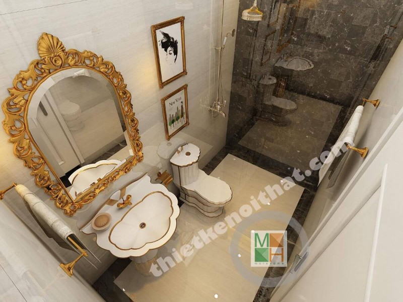 Thiết kế nội thất chung cư timescity tân cổ điển